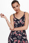 ONLY ONLKARMEN S/L SHORT DRESS AOP WVN NOOS - Dames Jurk - All over bloemenprint - Maat 36