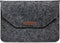 imoshion Vilten Soft Laptop Sleeve - Laptop Hoes geschikt voor 13 / 13.3 / 13.6 / 14 / 14.2 inch - Donkergrijs