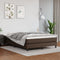 vidaXL - Pocketveringmatras - 140x200x20 - cm - kunstleer - bruin