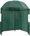 vidaXL - Visparaplu - 220x193 - cm - groen