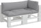 vidaXL - Palletkussens - 3 - st - stof - grijs
