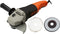 BLACK+DECKER KG1202K - Haakse slijper 1200W 125mm - 11000 tpm - in koffer