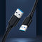 Ugreen - USB 2.0 kabel - 2 m - 480 Mbps - zwart