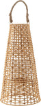 J-Line zetel Rotan 2 pers - bamboe/textiel - naturel-