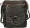 Leren A5 Crossbodytas met tabletvak - Nebraska - Donkerbruin