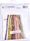 Thea Gouverneur - Borduurpakket met telpatroon - 3046A - Voorgesorteerde DMC Garens - mosterdpotjes - Aida - 13 cm x 36 cm - DIY Kit