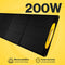 Aqiila Sunbird P200 - Opvouwbaar Zonnepaneel 200W Monokristallijn IP65 Waterbestendig - Zwart