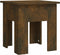 vidaXL - Salontafel - 40x40x42 - cm - bewerkt - hout - gerookt - eikenkleur