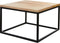 Mica Decorations Oskar Salontafel - L60 x B60 x H38 cm - Metaal - Zwart