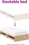 vidaXL - Slaapbank - zonder - matras - 75x190 - cm - massief - grenenhout