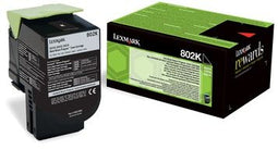 Lexmark 802K - Toner - 1000 pagina's - Zwart