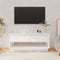 vidaXL - Tv-meubel - 102x41x44 - cm - bewerkt - hout - wit