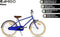 AMIGO Mister Jongensfiets 20 Inch - Kinderfiets voor 6 tot 8 Jaar - 110-125 cm - Blauw