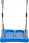 Swing King schommelzitje voetschommel 35cm - blauw