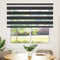 vidaXL - Duo - rolgordijn - 140 - x - 175 - cm - zwart