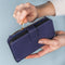 iMoshion Hoesje Geschikt voor Samsung Galaxy A42 Hoesje Met Pasjeshouder - iMoshion Luxe Portemonnee - Donkerblauw