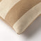 Dutch Decor CYRUS - Buitenkussen 40x60 cm - waterafstotend en uv-bestendig - gestreept - Irish Cream - beige