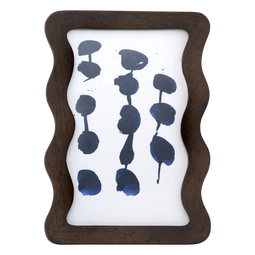 Urban Nature Culture - Photo Frame Flette - Wavy shape mango wood - Walnoot