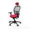 Jorquera Piqueras y Crespo 3D036N1 - Bureaustoel met hoofdsteun - Verstelbare hoogte - Rood
