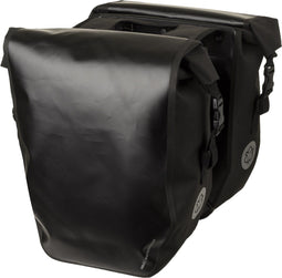 AGU Dubbele Fietstas Shelter - 100% Waterdicht - 42L - Zwart