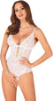 OBSESSIVE TEDDIES | Obsessive - Heavenlly Crotchless Teddy M/l
