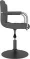 vidaXL - Eetkamerstoelen - draaibaar - 2 - st - fluweel - donkergrijs