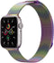 imoshion Milanees magnetisch bandje - Geschikt voor Apple Watch 1, 2, 3, 4, 5, 6, 7, 8, 9, 10 (42 mm), SE - 38/40/41 mm - Colorful - S