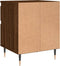 vidaXL - Nachtkastjes - 2 - st - 40x35x50 - cm - bewerkt - hout - bruin - eikenkleur