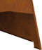 vidaXL - Vuurkorf - Piramide - 50x45x95 - cm - Weerbestendig - Staal