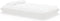 vidaXL - Bedframe - massief - hout - wit - 120x200 - cm