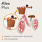 Lionelo Alex Plus - Kinderloopfiets - Verstelbaar zadel & stuur - Roze