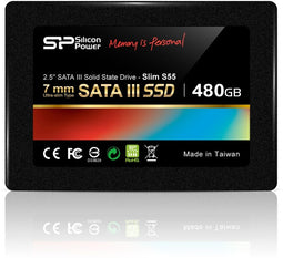 Silicon Power Slim S55 - SSD 2,5" 480GB - SATA-600 550MB/s