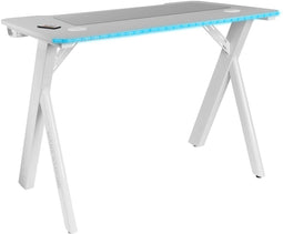 Bureau Mars Gaming MGD100RGBW Wit Staal 100 x 60 cm