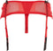 Rene Rofe Jarretelstring Met Open Kruis - Rood