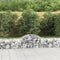 vidaXL - Schanskorven - 4 - st - gewelfd - 200x50x40/60 - cm - gegalvaniseerd - ijzer