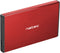 Natec NKZ-1279 - Externe behuizing - USB 3.0 - Rood