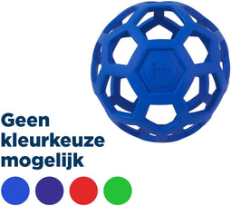 JW HOL-EE ROLLER - Hondenspeeltje - Ø 15 cm - Duurzaam rubber - Assorti