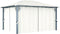 vidaXL - Prieel - met - gordijn - 300x300 - cm - aluminium - crème