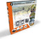 Camp Active Campingtafelset - Campingtafel 120x60 cm - Inklapbaar Lichtgewicht - Grijs (set van 4)