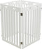 Trixie Afsluithek - 4 Panelen - Verstelbaar 60-160 x 75 cm - Wit