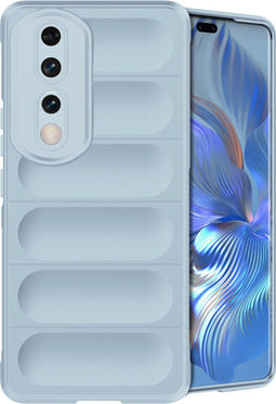 iMoshion Hoesje Geschikt voor Honor 90 Pro Hoesje Siliconen - iMoshion EasyGrip Backcover - Lichtblauw