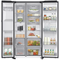 Samsung RS90F66BEFEF - Amerikaanse koelkast - Family Hub - 593L - Mat zwart