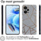 imoshion Hoesje Geschikt voor Xiaomi Redmi Note 12 Pro Hoesje Siliconen - imoshion Design hoesje - Meerkleurig / White Graphic