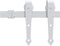 vidaXL - Schuifdeur - met - beslag - 85x210 - cm - massief - grenenhout