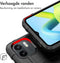 iMoshion Hoesje Geschikt voor Xiaomi Redmi A2 / Redmi A1 Hoesje Siliconen - iMoshion Rugged Shield Backcover - Zwart