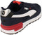 Puma Graviton JR - Lage sneakers - SoftFoam+ inlegzool - Peacoat-Puma White-High Risk Red - Maat 36