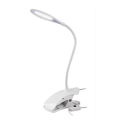 Moderne LED Klemspot - USB 4,8W - 230x410mm - Wit