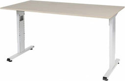 Verstelbaar Bureau - 160x80 robson - wit frame