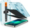 Spigen AGL03388 - Privacy Glass - 9H gehard glas met montage frame (2 stuks)