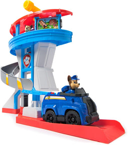 PAW Patrol - Uitkijktoren - Met 2 Chase-actiefiguren en Politieauto